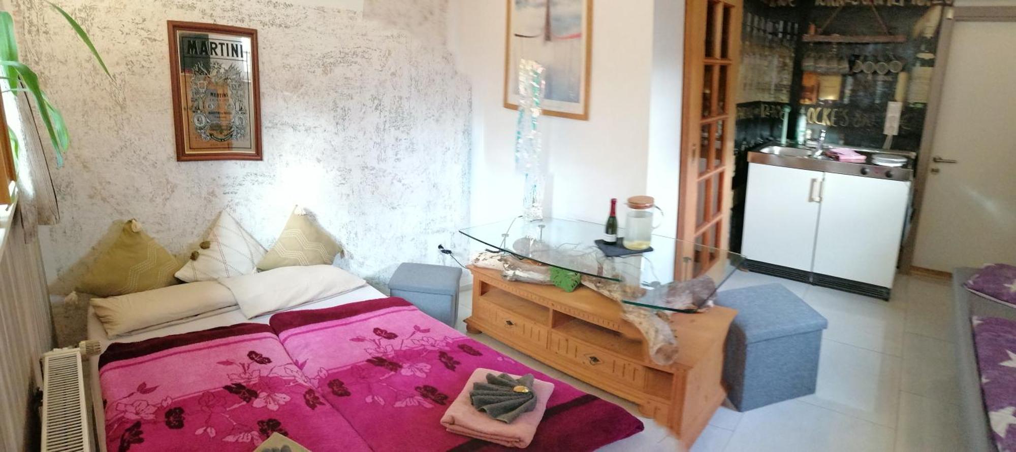Kleines Studio im Eichenwäldchen, 1 Zimmer Küche Bad Friedrichsgrun Exterior foto